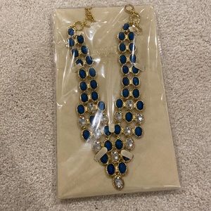Amrita Singh blue and crystal necklace